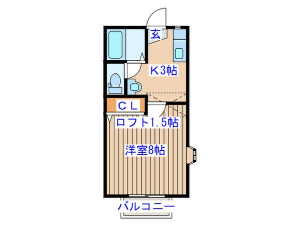 スカイタウン東照宮の物件間取画像